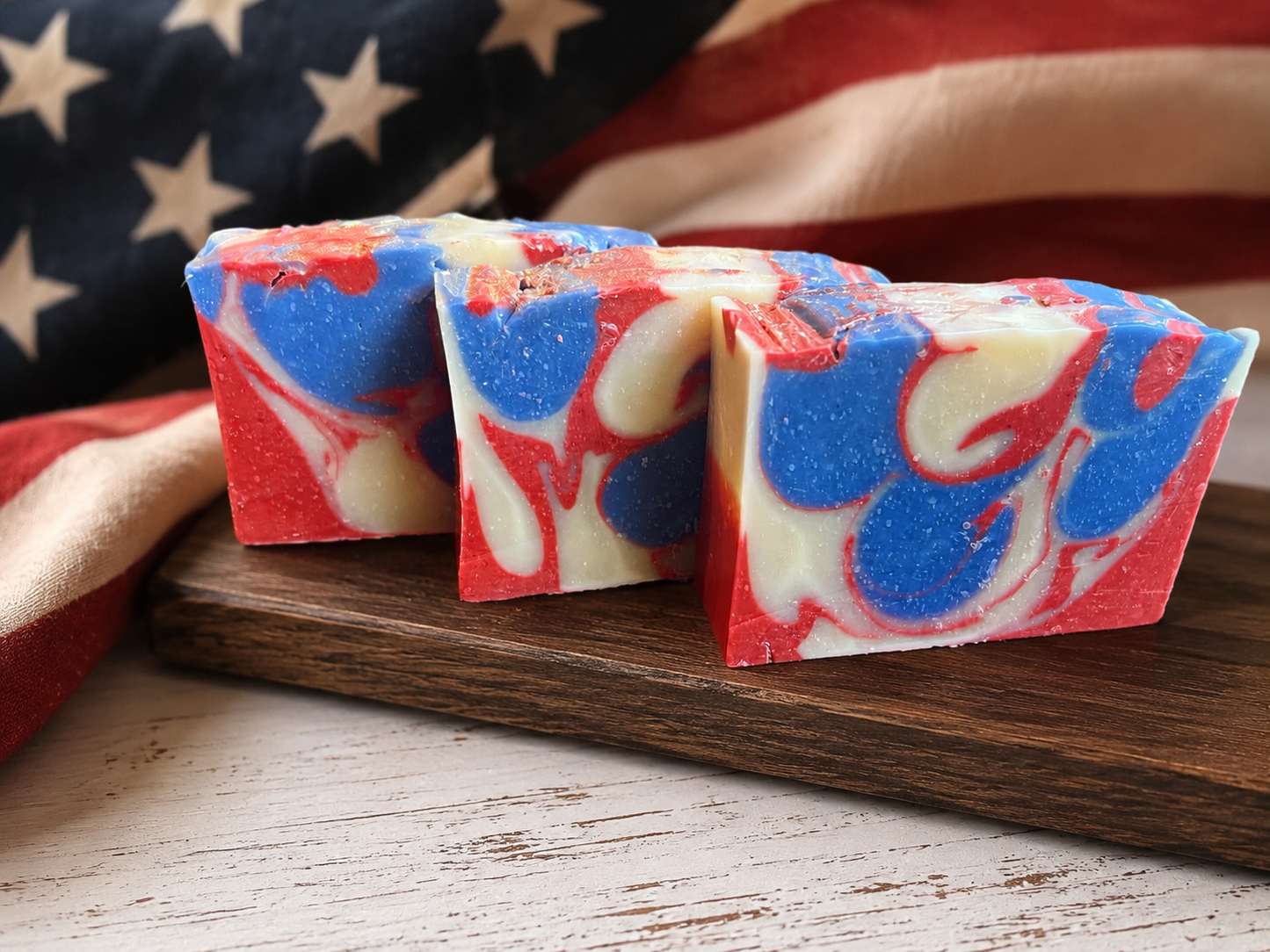 3 Pack Patriotic Soaps