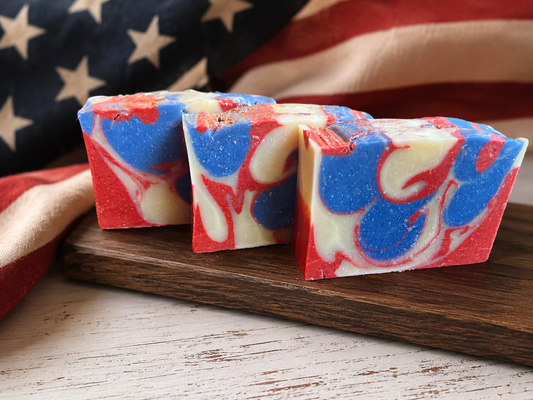 3 Pack Patriotic Soaps