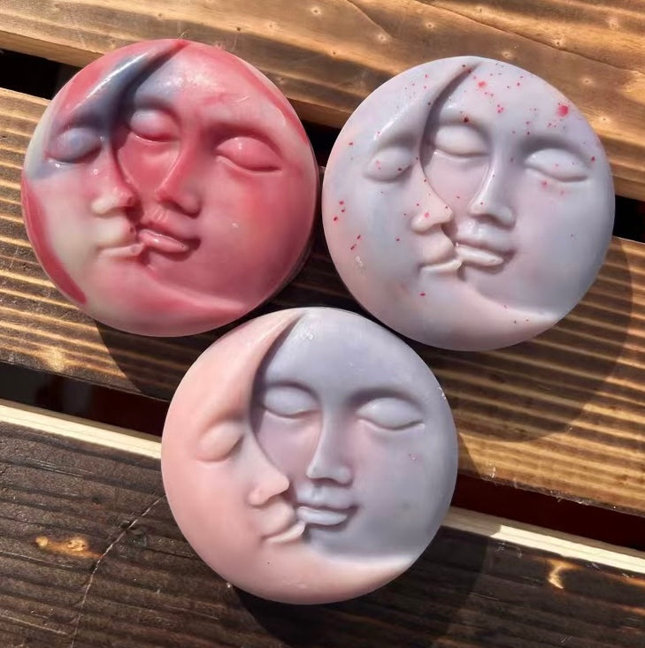 Lavender Rosemary Sun & Moon Soap 3 Pack